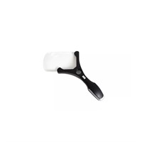 Hand magnifier, Rectangular 2,5x/5x
