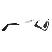 Defender Kit AC210162A Black rubber-Chrome/black emblems