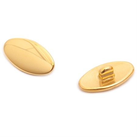 Nose Pads titan Push-in Gold 13mm 4 pcs