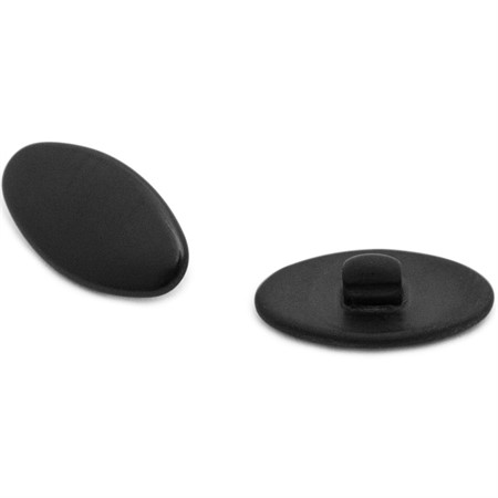 Nose Pads titan Push-in matte Black 13mm 4 pcs