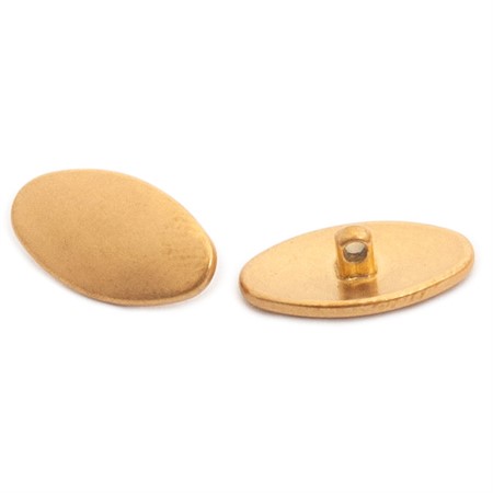 Nose Pads titan Screw-in matte Gold 13mm 4 pcs