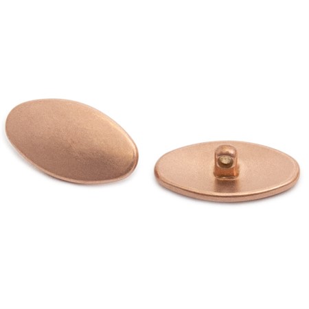 Nose Pads titan Screw-in matte Rose Gold 13mm 4 pcs