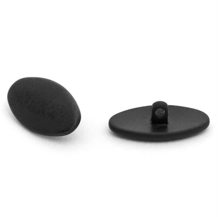 Nose Pads titan Screw-in matte Black 13mm 4 pcs