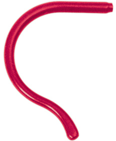 Temple tip sport/kids/red, length 75 mm
