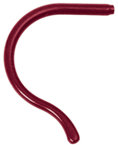 Temple tip sport/kids/wine-red, length 75 mm