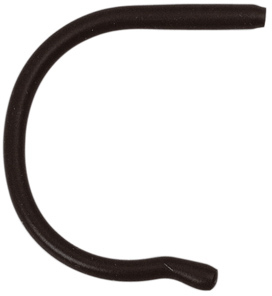 Temple tip sport/adult/black, length 90 mm