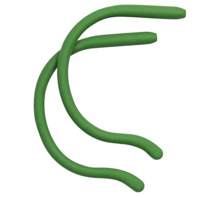 Sport temple tips kids green 2 pcs, length 80 mm