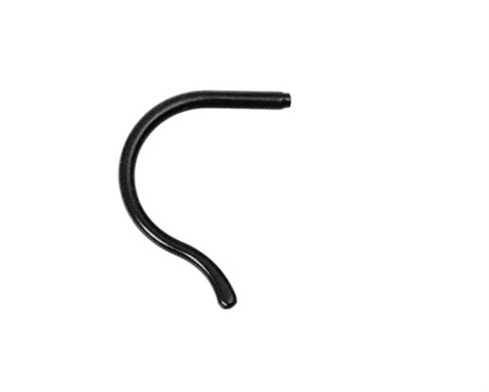 Sport temple tips kids black 1pc, length 75 mm