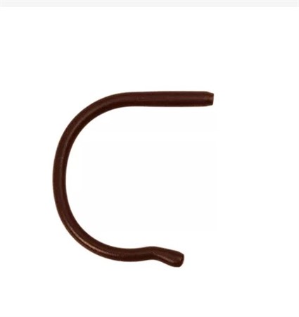 Sport temple tips kids brown 1pc, length 75 mm
