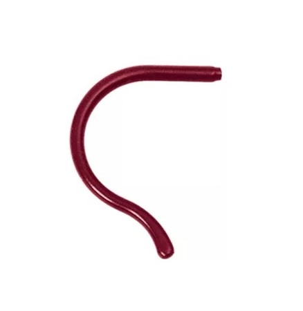 Sport temple tips kids wine red 1pc, length 75 mm