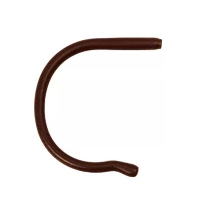 Sport temple tips adult brown 1pc, length 90 mm