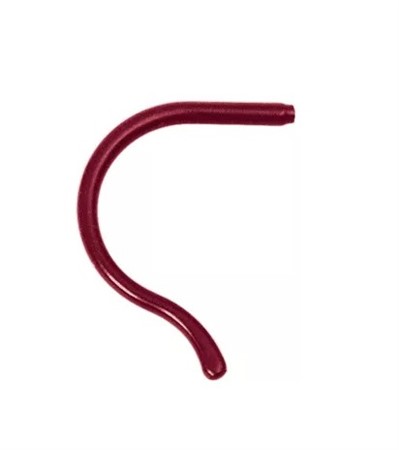 Sport temple tips adult wine red 1pc, length 90 mm