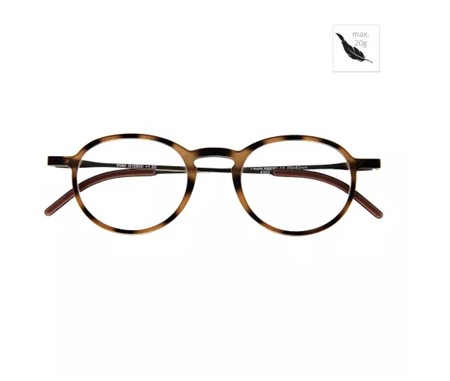 Ready reader 5MM G10600 tortoise +1.00 dpt. incl case