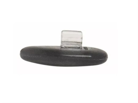 Pad silicon Air Active Push-in symmetrical Black  14,5mm 10pcs