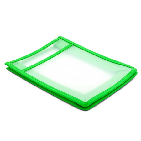 Job bags GREEN with pocket DIN A6, 25pcs