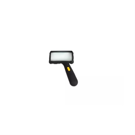 LED hand magnifier, Rectangular 2x