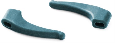 Non-slip temple ends Ø inner: 5.9x2.7mm Dark aquamarine 5 pairs