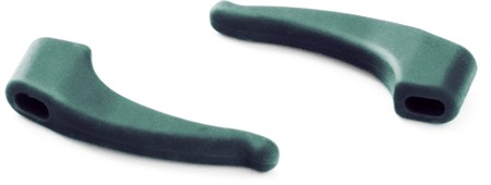 Non-slip temple ends Ø inner: 5.9x2.7mm Olive green 5 pairs