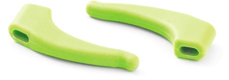 Non-slip temple ends Ø inner: 5.9x2.7mm Yellow green 5 pairs