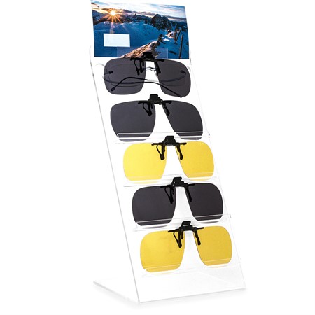 Assortment display with flip up, 15pcs.