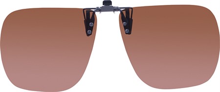 Polarised Flip up brown 65x56 (80-85%) 1pc extra slim mounting
