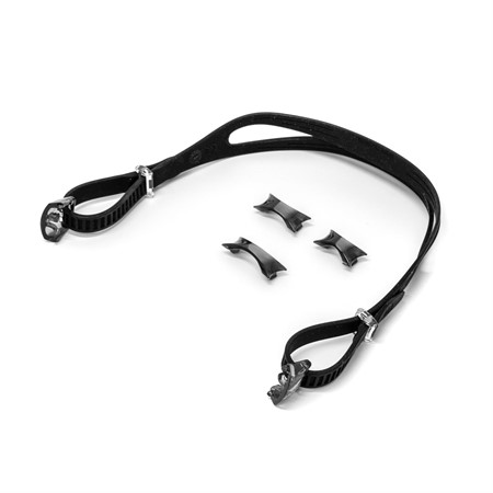 View swimming goggles assembly kit,  SWIPE anti-fog coating, Black