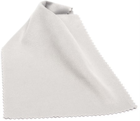 Microfibre cloth optilux Grey 10 x 15 cm ZIG-ZAG-CUT