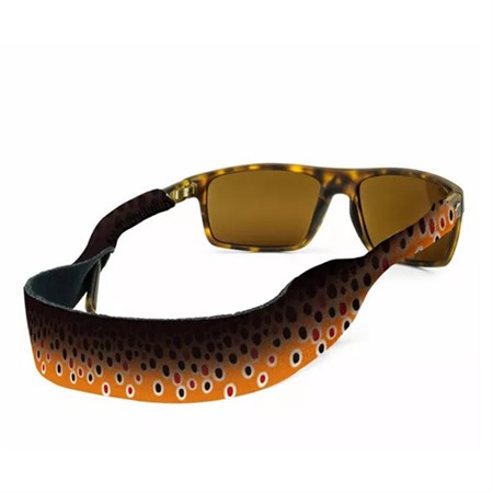 Croakies Print XL Brown Fish Skin